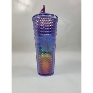Starbucks Summer 2024 Sofie Birkin Rainbow Pride Bling Studded Venti Tumbler